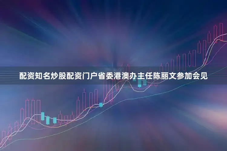 配资知名炒股配资门户省委港澳办主任陈丽文参加会见