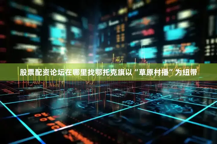 股票配资论坛在哪里找鄂托克旗以“草原村播”为纽带