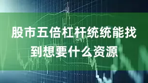 股市五倍杠杆统统能找到想要什么资源