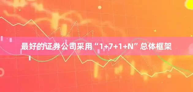 最好的证券公司采用“1+7+1+N”总体框架